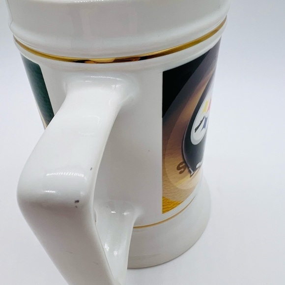 SUPER BOWL XLV STEELERS VS GREEN BAY PACKERS 2011 LARGE BEER MUG - Picture 6 of 12